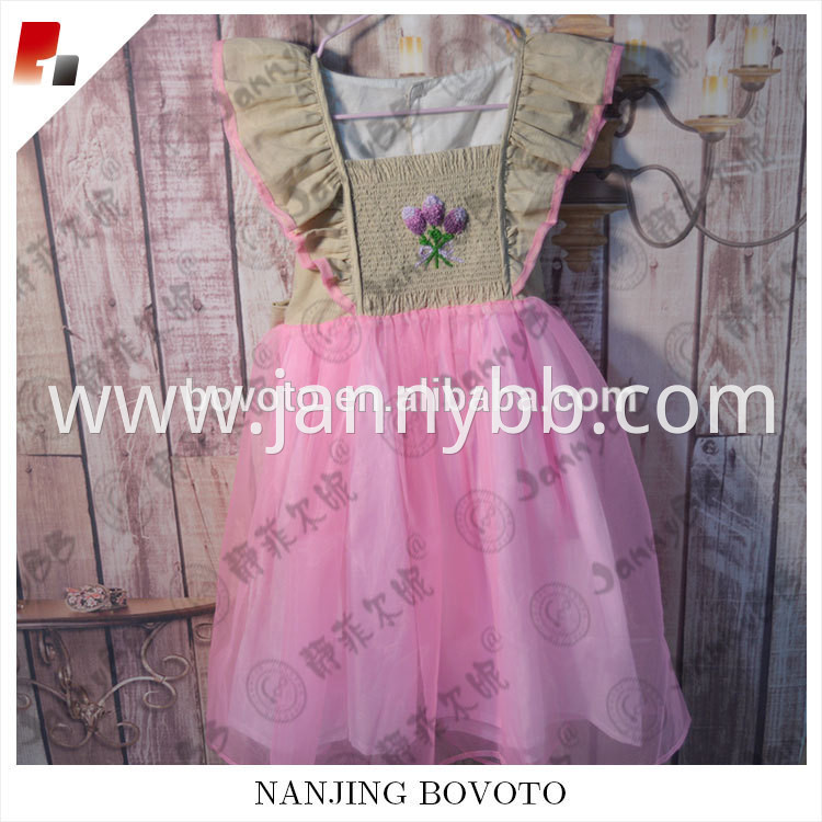 pink embroidery dress01